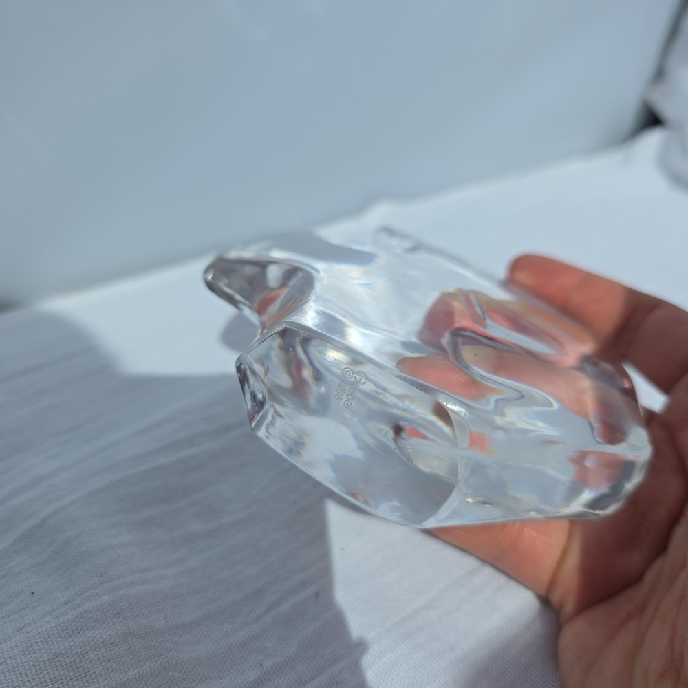 Goebel Glass Fish Paperweight Small Art Glass Nautical Desk Home Decor - Picture 6 of 7
